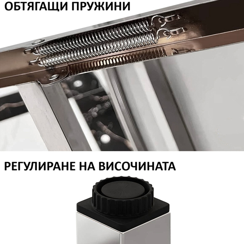 Mаса сгъв крака 120x70x72 inox 120х70cm Mаса сгъв крака 120x70x72 inox 120х70cm