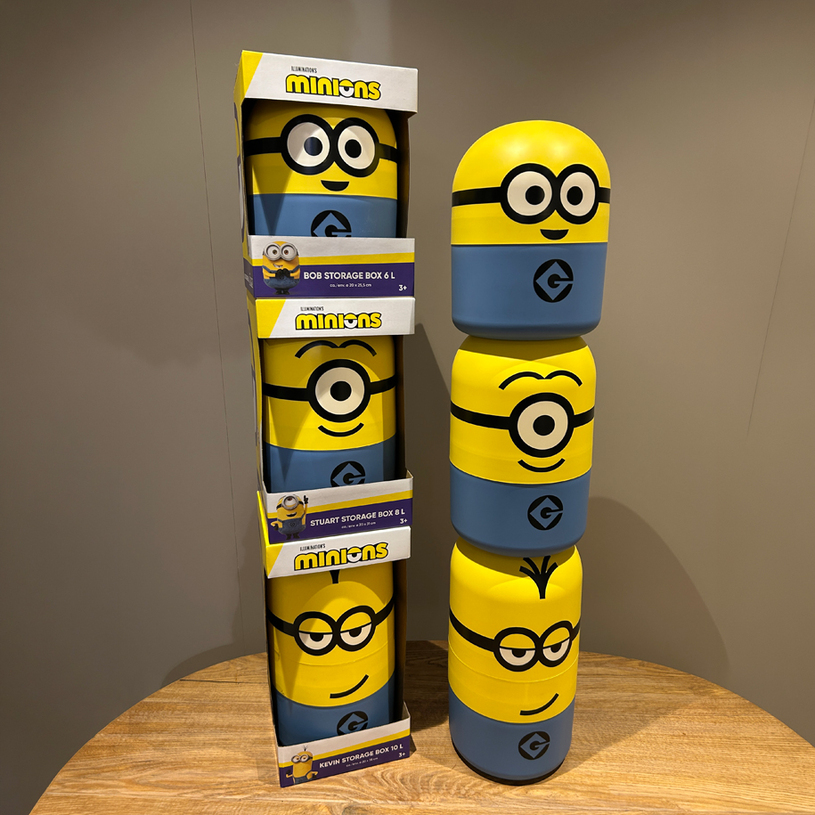 КУТИЯ ЗА СЪХРАНЕНИЕ MINIONS STUART 8 L КУТИЯ ЗА СЪХРАНЕНИЕ MINIONS STUART 8 L