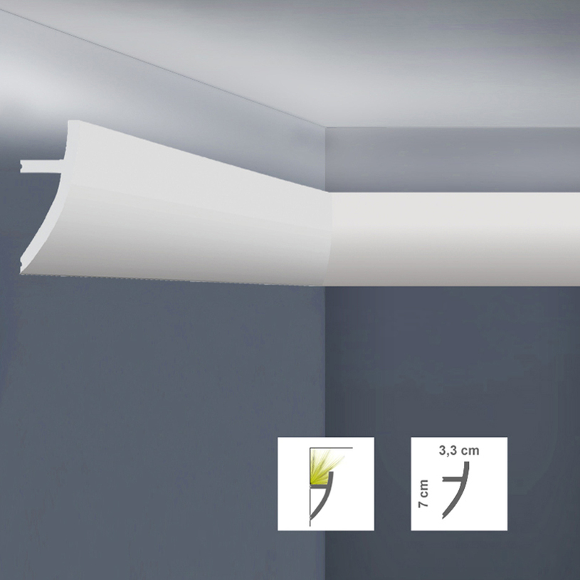 HDPS LED КОРНИЗ L7033 2 М HDPS LED КОРНИЗ L7033 2 М