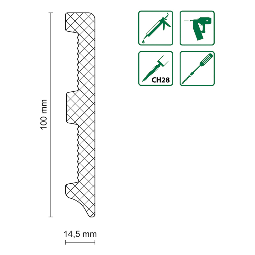 HDPS ПЕРВАЗ FN KO209L 100X240 MM HDPS ПЕРВАЗ FN KO209L 100X240 MM