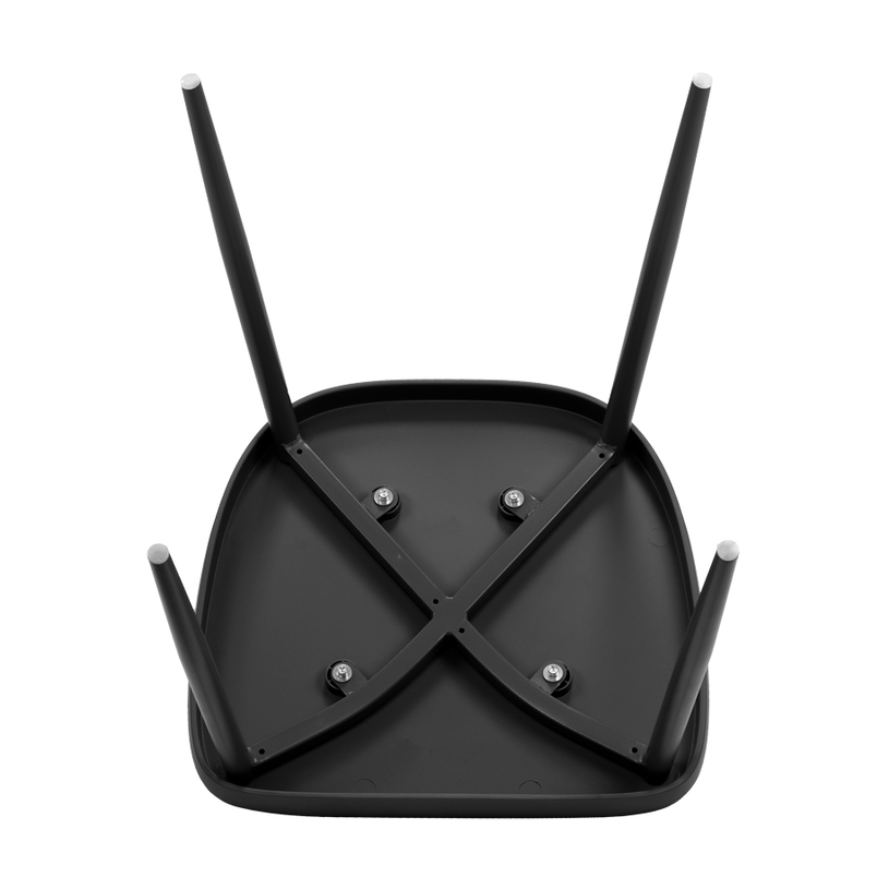 #ORLANDO Стол 54.8х46хh80cm BLK HC-42532 #ORLANDO Стол 54.8х46хh80cm BLK HC-42532