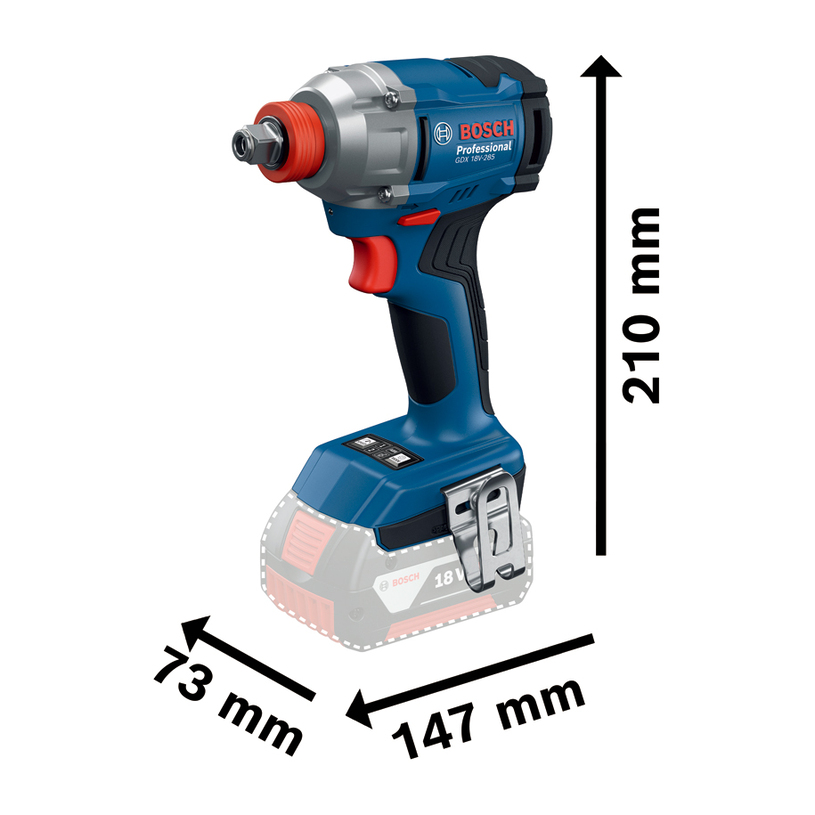 #BOSCH BLUE АКУМ.ГАЙКОВЕРТ GDX 18V-285 #BOSCH BLUE АКУМ.ГАЙКОВЕРТ GDX 18V-285