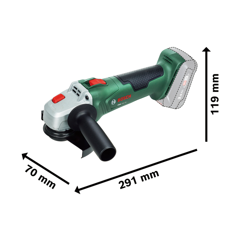 BOSCH АКУМ.ЪГЛОШЛ.PWS 18V-70 115мм BOSCH АКУМ.ЪГЛОШЛ.PWS 18V-70 115мм