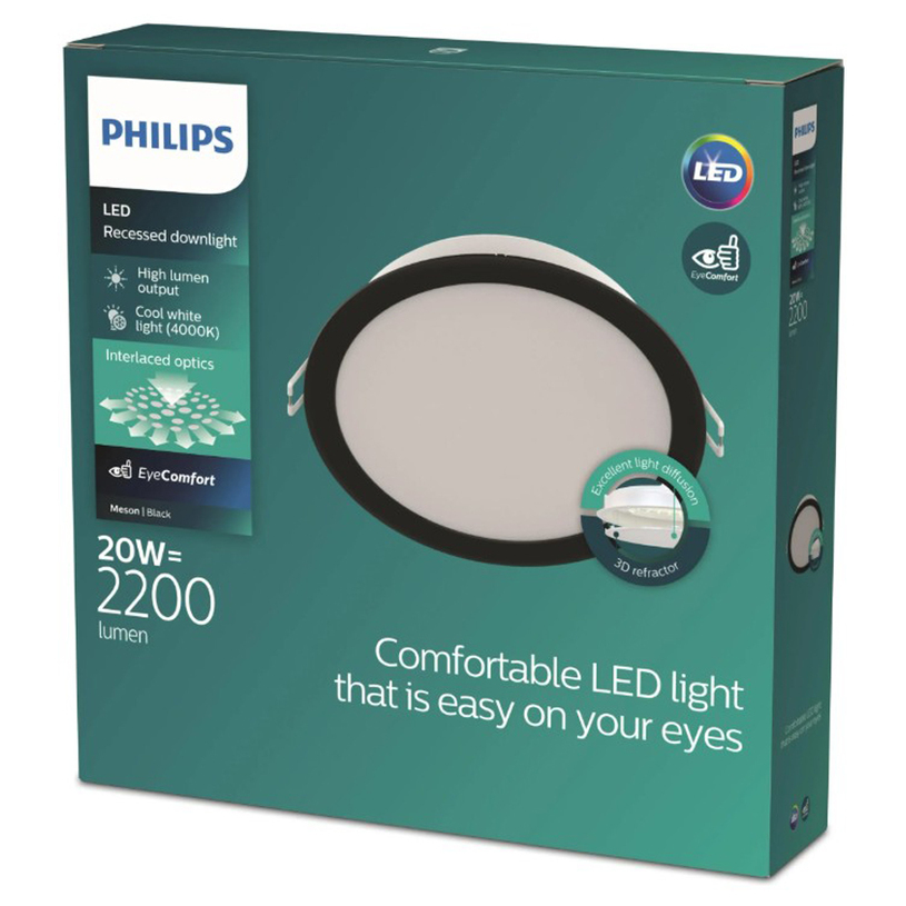 LED ПАНЕЛ 20W 4000K КРЪГ ЧЕРЕН PHILIPS LED ПАНЕЛ 20W 4000K КРЪГ ЧЕРЕН PHILIPS