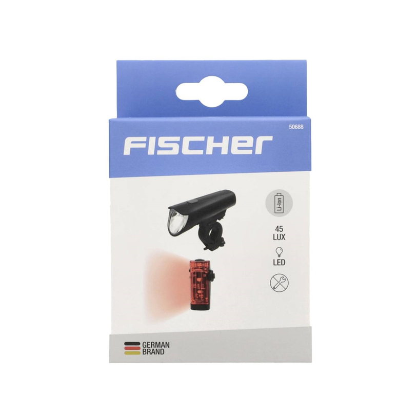 FISCHER LED СВЕТЛИНИ ЗА ВЕЛОСИПЕД 45LUX FISCHER LED СВЕТЛИНИ ЗА ВЕЛОСИПЕД 45LUX