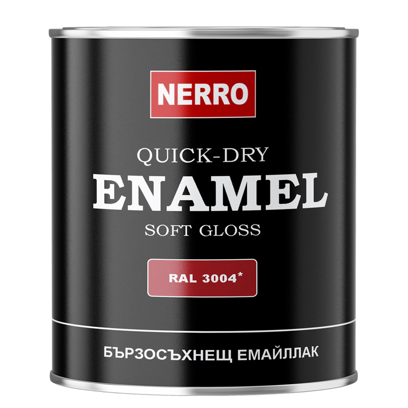 NERRO ЕМАЙЛЛАК RAL 3004 БОРДО 0.650 L NERRO ЕМАЙЛЛАК RAL 3004 БОРДО 0.650 L