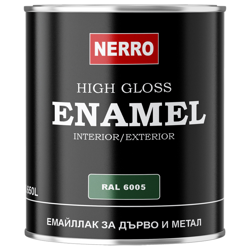 NERRO ЕМАЙЛЛАК RAL 6005 ТЗЕЛЕН 0.650 L NERRO ЕМАЙЛЛАК RAL 6005 ТЗЕЛЕН 0.650 L