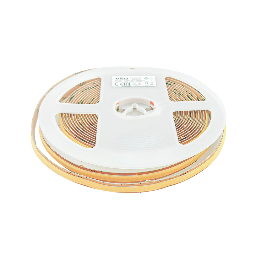 LED ЛЕНТА COB 12W 4K 5M 24V 720/1 VITO LED ЛЕНТА COB 12W 4K 5M 24V 720/1 VITO