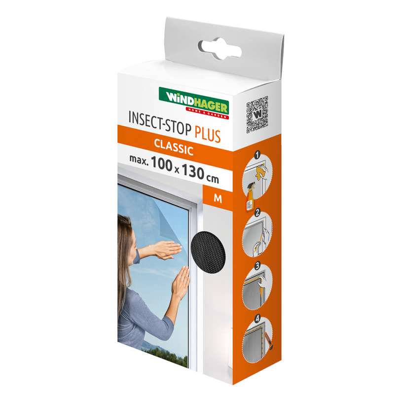 МРЕЖА П/В КОМАРИ Windhager 100X130 АНТР. МРЕЖА П/В КОМАРИ Windhager 100X130 АНТР.