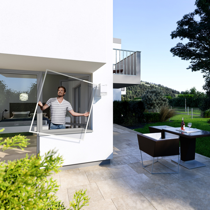 КОМАРНИК Windhager 130X150CM АЛУМ. БЯЛ КОМАРНИК Windhager 130X150CM АЛУМ. БЯЛ