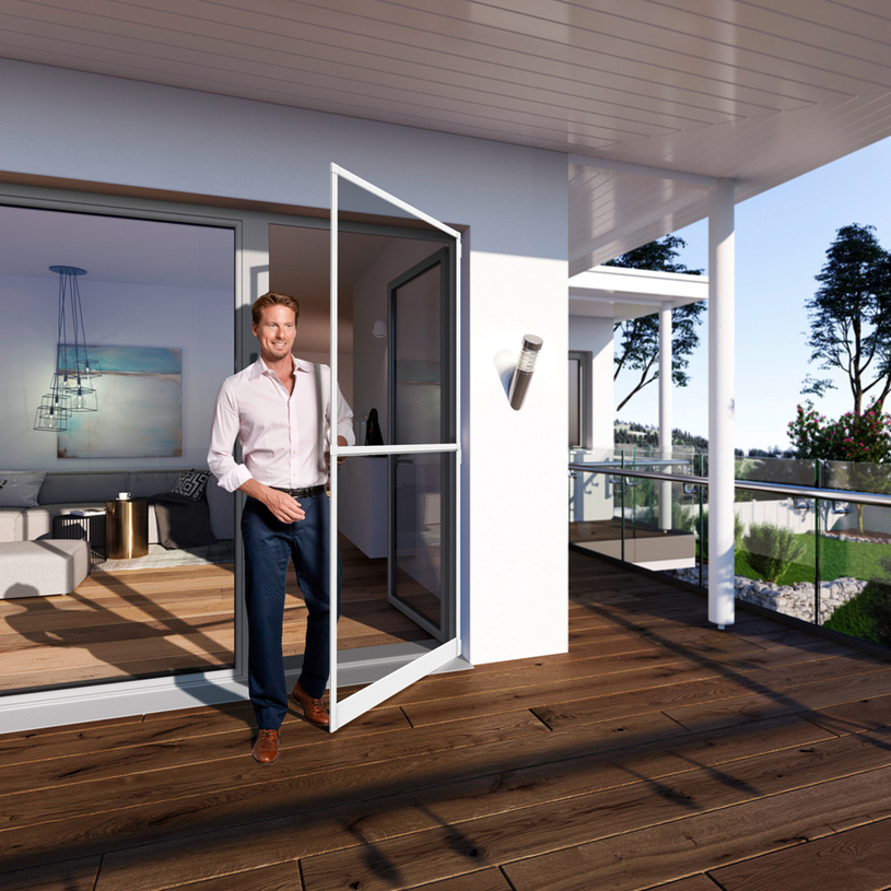 КОМАРНИК Windhager 100X210CM АЛУМ. БЯЛ КОМАРНИК Windhager 100X210CM АЛУМ. БЯЛ