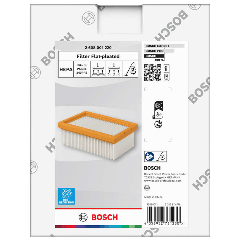 BOSCH ПЛОС.HEPA ФИЛТЪР PAS 30-240 PRS BOSCH ПЛОС.HEPA ФИЛТЪР PAS 30-240 PRS