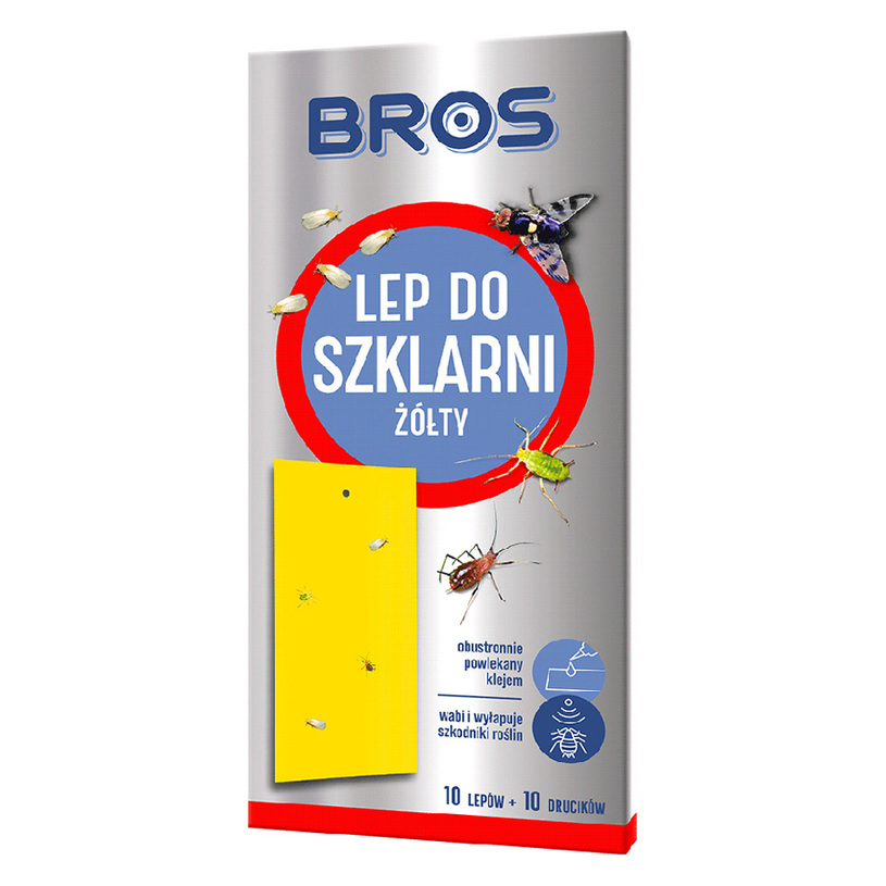 ЛЕПЯЩА ЛЕНТА ЗА НАСЕКОМИ BROS 10БР ЛЕПЯЩА ЛЕНТА ЗА НАСЕКОМИ BROS 10БР