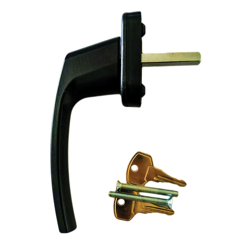 ДРЪЖКА ЗА PVC ПРОЗОРЦИ С КЛЮЧ 038/43 BLK ДРЪЖКА ЗА PVC ПРОЗОРЦИ С КЛЮЧ 038/43 BLK