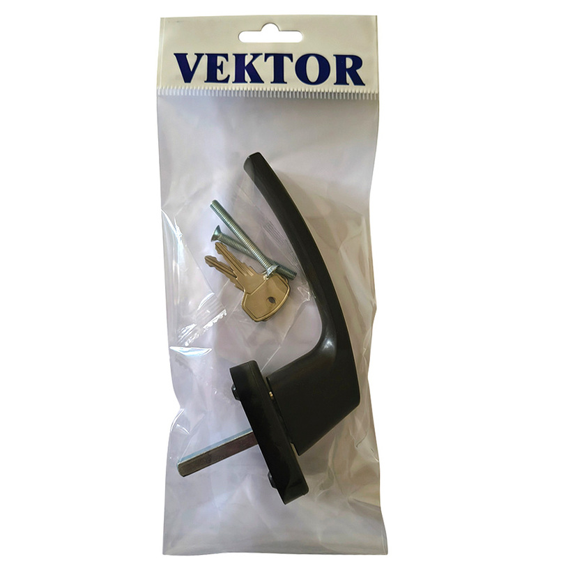 ДРЪЖКА ЗА PVC ПРОЗОРЦИ С КЛЮЧ 038/43 BLK ДРЪЖКА ЗА PVC ПРОЗОРЦИ С КЛЮЧ 038/43 BLK