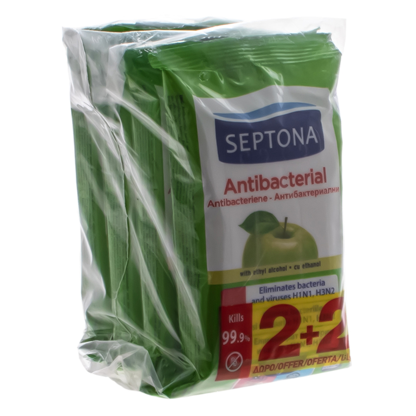 АНТИБАКТ.ВЛ. КЪРПИ 2+2 GREEN APPLE АНТИБАКТ.ВЛ. КЪРПИ 2+2 GREEN APPLE