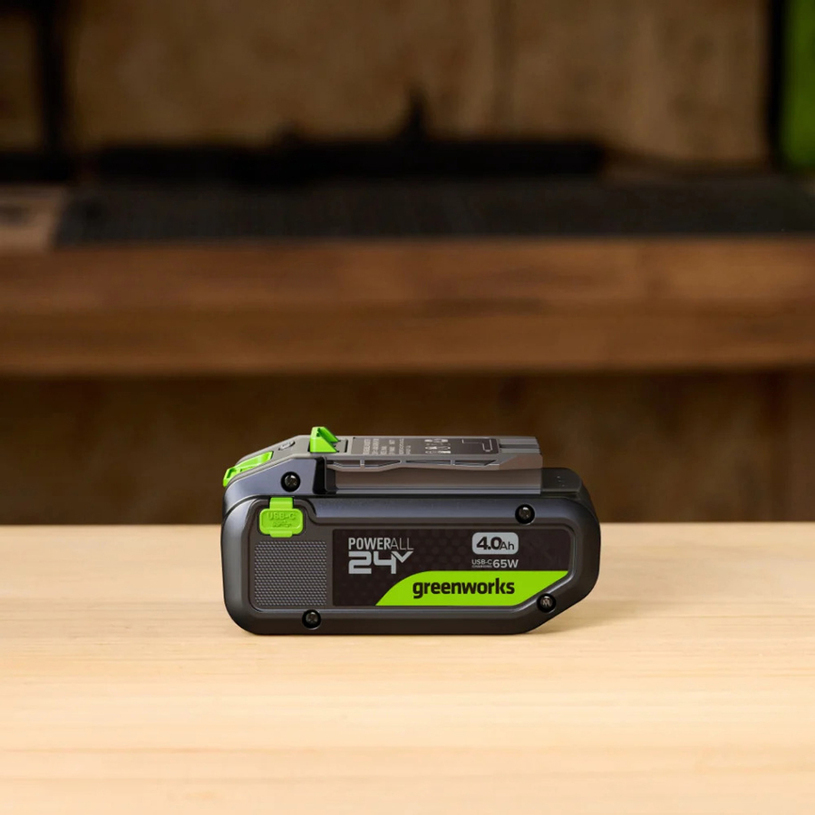 GREENWORKS АКУМ.БАТЕРИЯ 24V/4Ah USB-C GREENWORKS АКУМ.БАТЕРИЯ 24V/4Ah USB-C