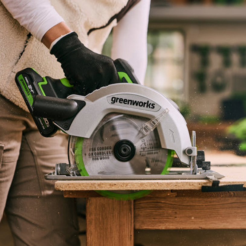 GREENWORKS АКУМ.РЪЧЕН ЦИРКУЛЯР CR3165A3 GREENWORKS АКУМ.РЪЧЕН ЦИРКУЛЯР CR3165A3