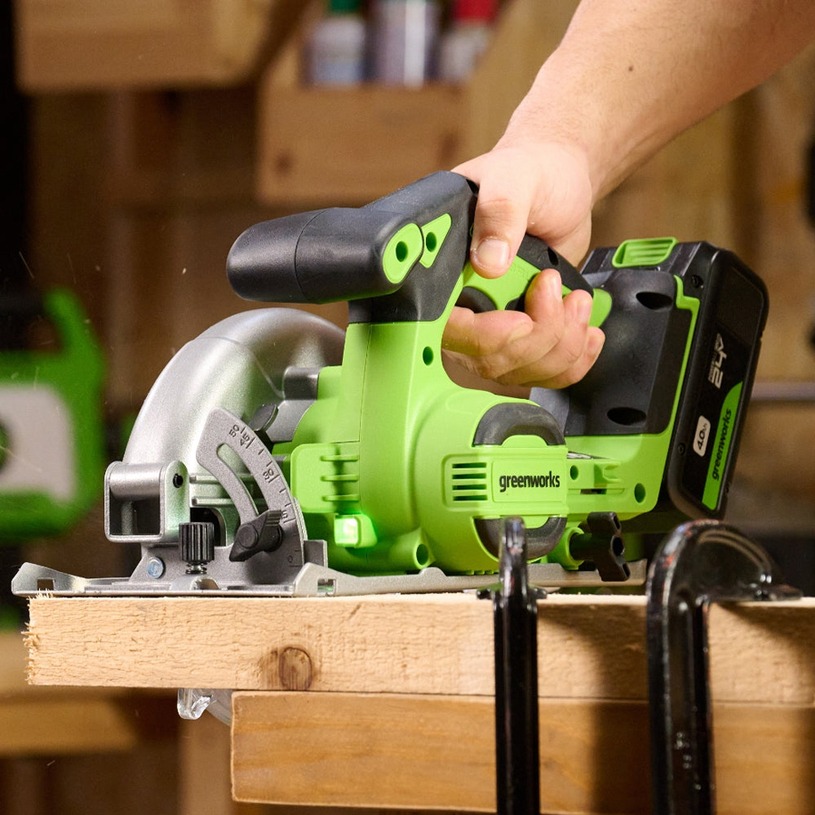 GREENWORKS АКУМ.РЪЧЕН ЦИРКУЛЯР CR3165A3 GREENWORKS АКУМ.РЪЧЕН ЦИРКУЛЯР CR3165A3