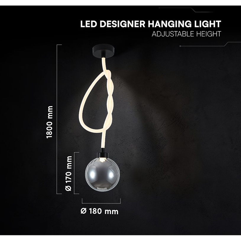 LED ПЕНДЕЛ 20W 3K 18CM ОПУШЕНО БЯЛ V-TAC LED ПЕНДЕЛ 20W 3K 18CM ОПУШЕНО БЯЛ V-TAC