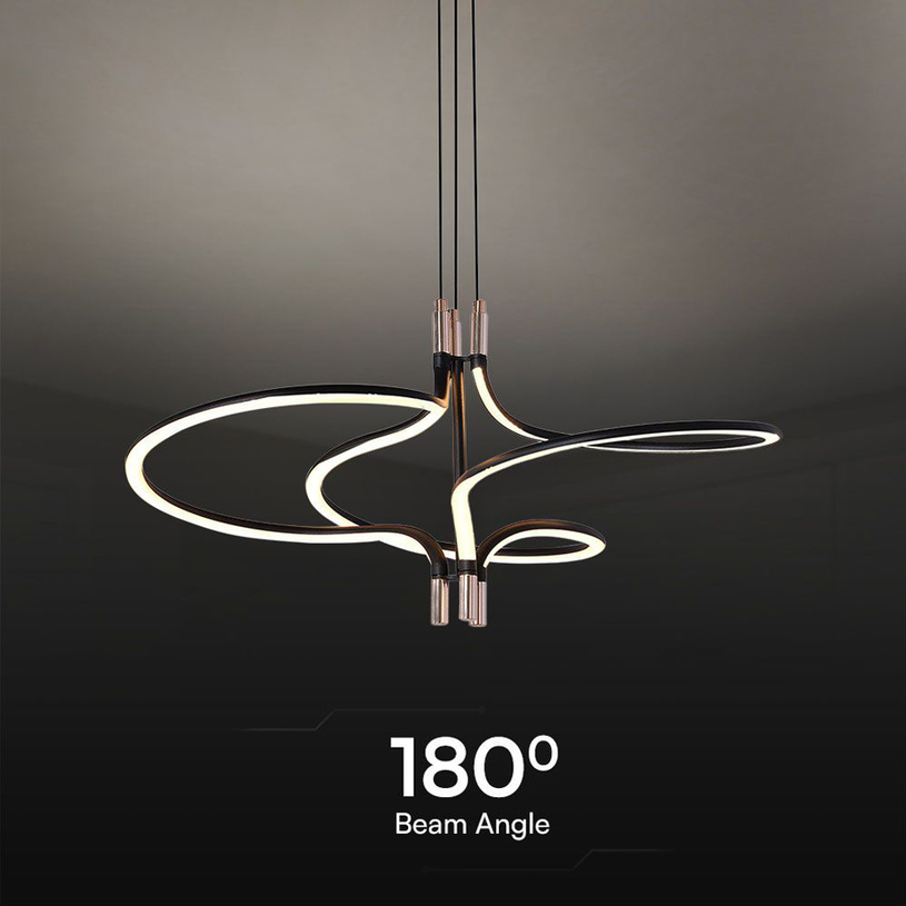 LED ПЕНДЕЛ 30W 3K ЗЛАТО/ЧЕРЕН V-TAC LED ПЕНДЕЛ 30W 3K ЗЛАТО/ЧЕРЕН V-TAC