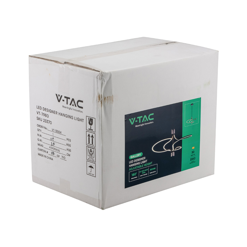 LED ПЕНДЕЛ 30W 3K ЗЛАТО/ЧЕРЕН V-TAC LED ПЕНДЕЛ 30W 3K ЗЛАТО/ЧЕРЕН V-TAC
