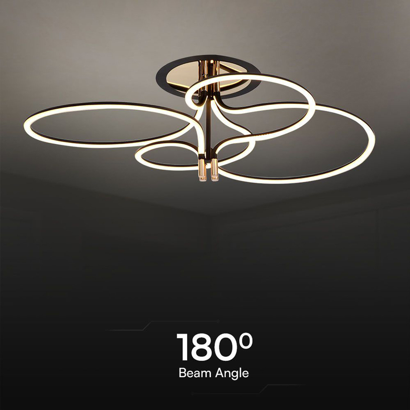 LED ПЛАФОН 36W 3K ЗЛАТО/ЧЕРЕН V-TAC LED ПЛАФОН 36W 3K ЗЛАТО/ЧЕРЕН V-TAC