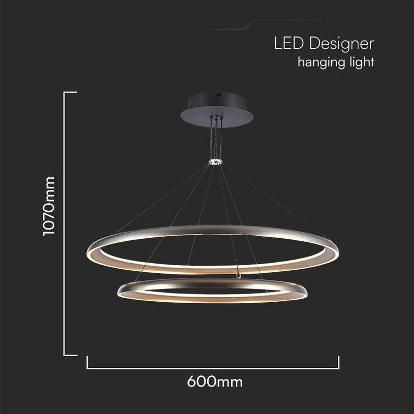 LED ПЕНДЕЛ 65W 3K ЗЛАТО/БЯЛ V-TAC LED ПЕНДЕЛ 65W 3K ЗЛАТО/БЯЛ V-TAC