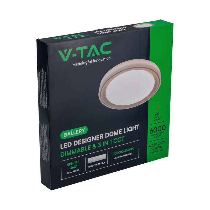 LED ПЛАФОН 30/60/30W CCT DIM ЗЛАТО V-TAC LED ПЛАФОН 30/60/30W CCT DIM ЗЛАТО V-TAC