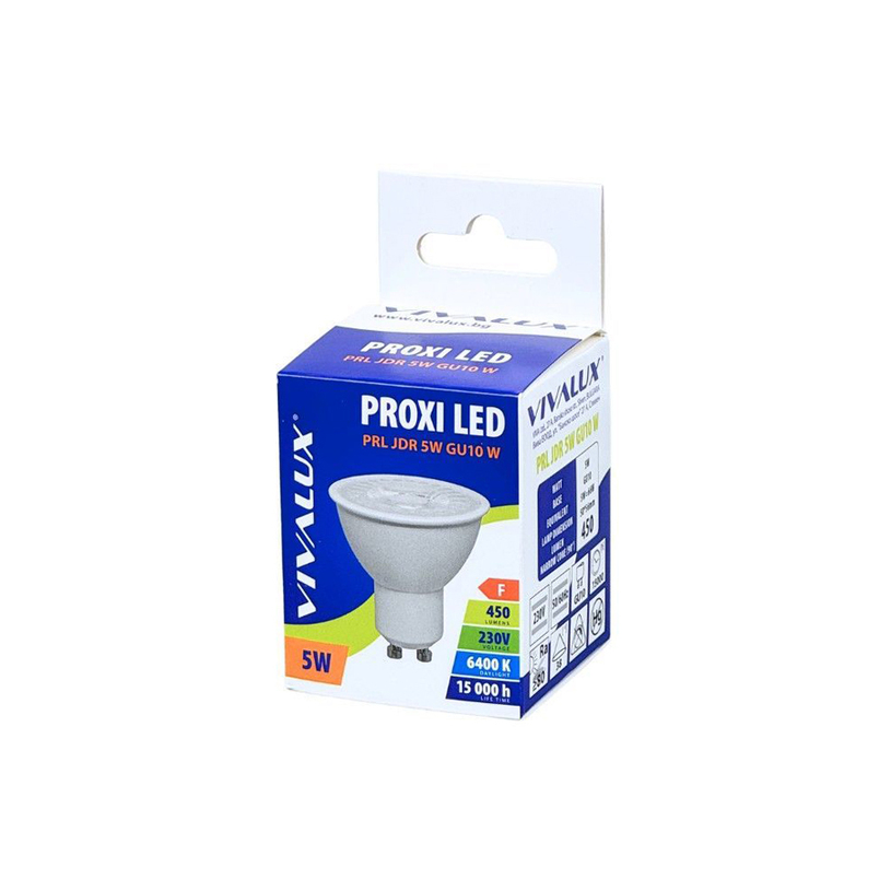 LED КРУШКА GU10 5W 64K PROXI VIVA LED КРУШКА GU10 5W 64K PROXI VIVA