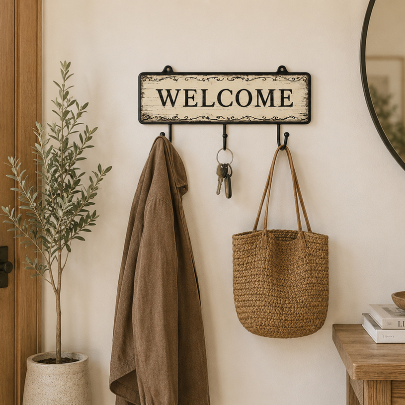 ЗАКАЧАЛКА 3 КУКИ МЕТАЛ ЧЕРНА WELCOME ЗАКАЧАЛКА 3 КУКИ МЕТАЛ ЧЕРНА WELCOME