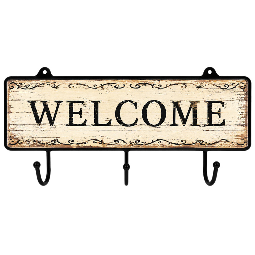 ЗАКАЧАЛКА 3 КУКИ МЕТАЛ ЧЕРНА WELCOME ЗАКАЧАЛКА 3 КУКИ МЕТАЛ ЧЕРНА WELCOME