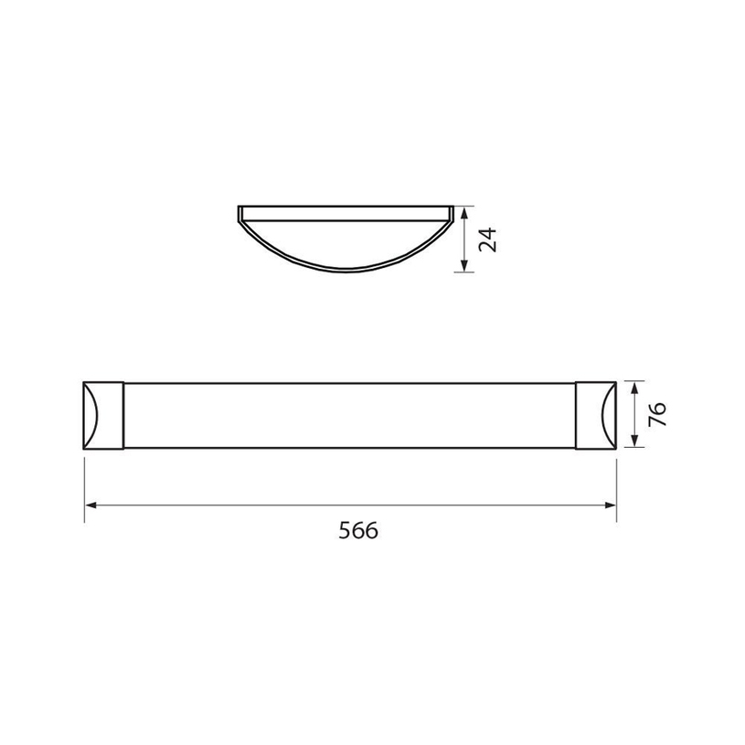 LED ЛИНЕЙНО ТЯЛО 20W 60CM CCT FLAT VIVA LED ЛИНЕЙНО ТЯЛО 20W 60CM CCT FLAT VIVA