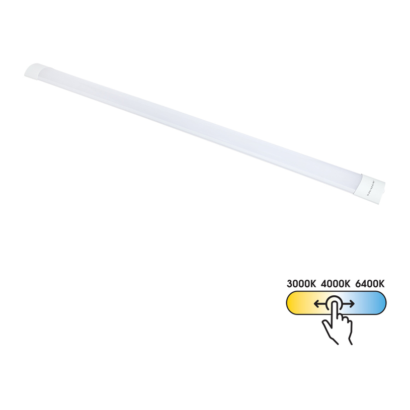LED ЛИНЕЙНО ТЯЛО 40W 120CM CCT FLAT VIVA LED ЛИНЕЙНО ТЯЛО 40W 120CM CCT FLAT VIVA
