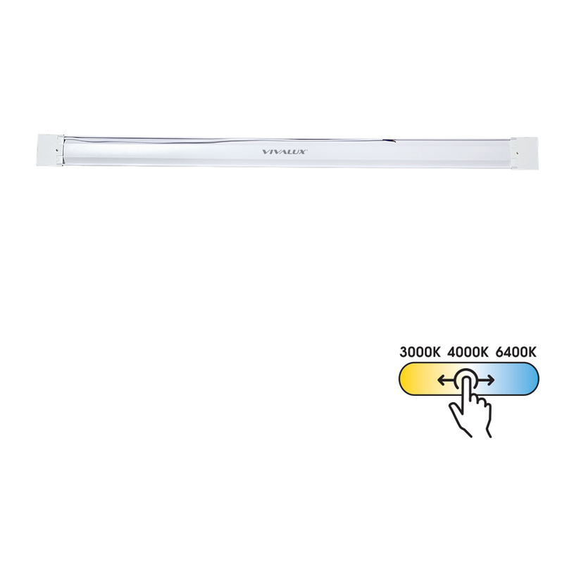 LED ЛИНЕЙНО ТЯЛО 40W 120CM CCT FLAT VIVA LED ЛИНЕЙНО ТЯЛО 40W 120CM CCT FLAT VIVA