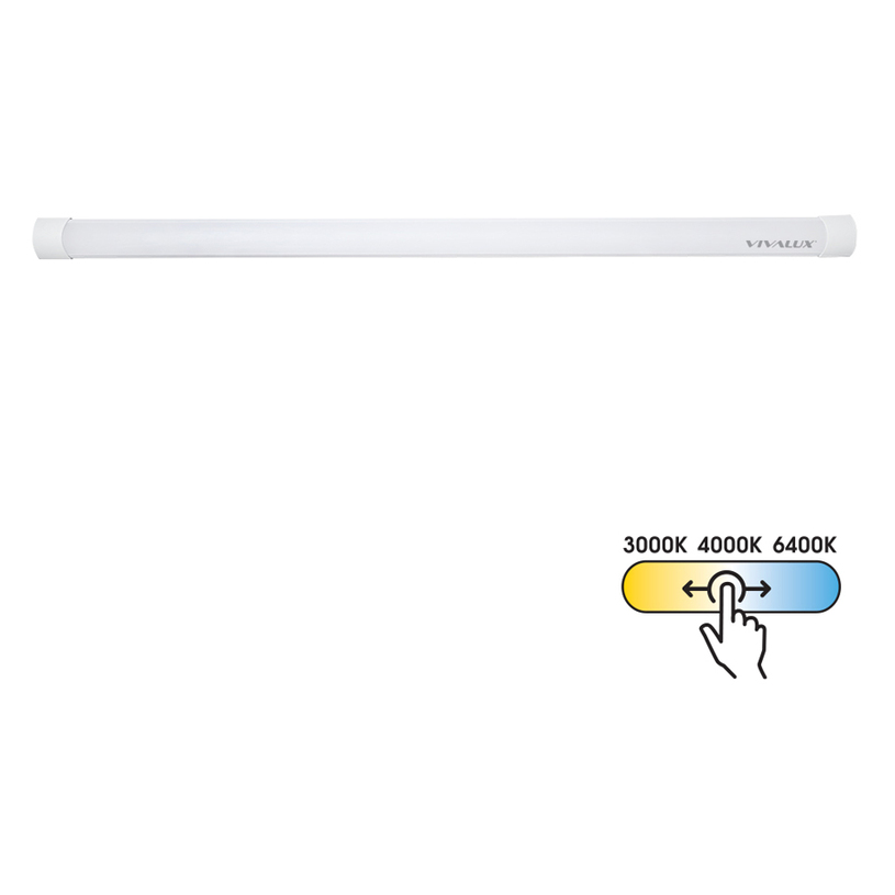LED ЛИНЕЙНО ТЯЛО 50W 150CM CCT FLAT VIVA LED ЛИНЕЙНО ТЯЛО 50W 150CM CCT FLAT VIVA