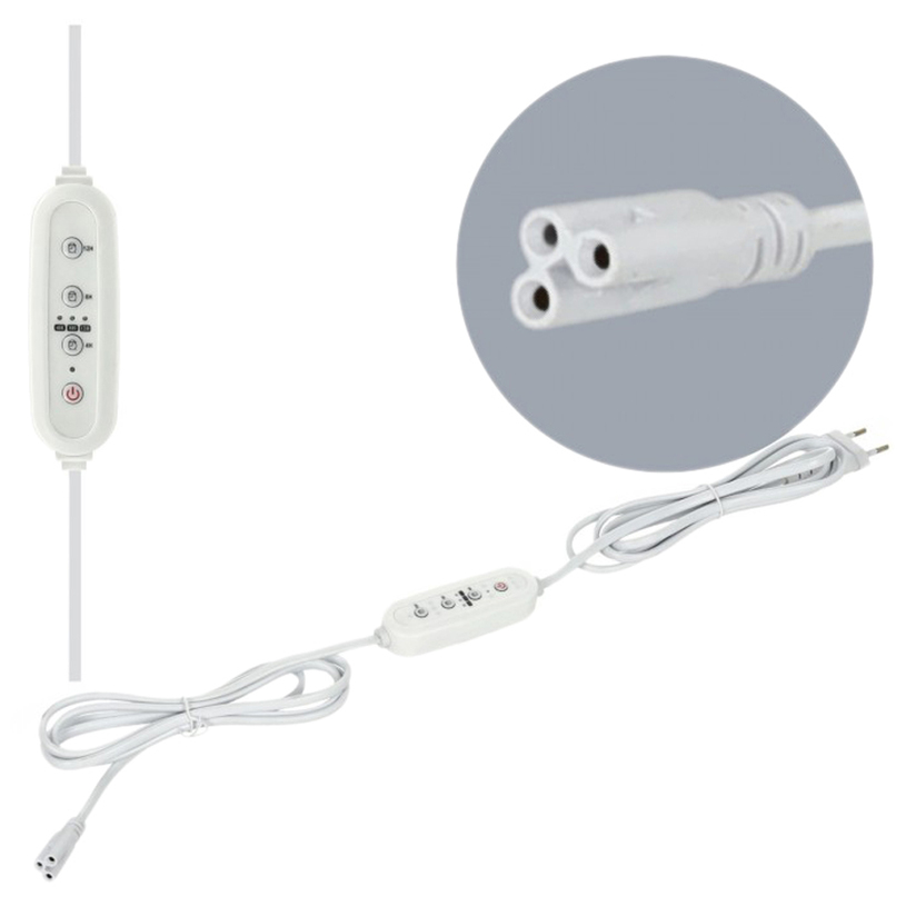 Захр. кабел с LED конт-лер GROWLY PC3 3m Захр. кабел с LED конт-лер GROWLY PC3 3m