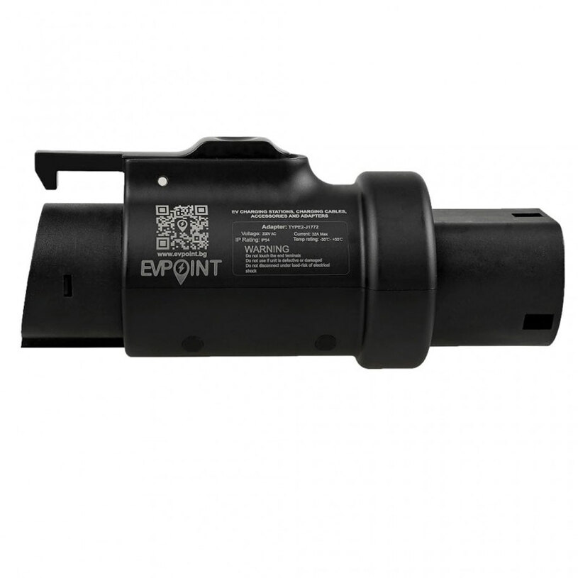 АДАПТЕР TYPE2 КЪМ TYPE1 32A 7,4kW АДАПТЕР TYPE2 КЪМ TYPE1 32A 7,4kW