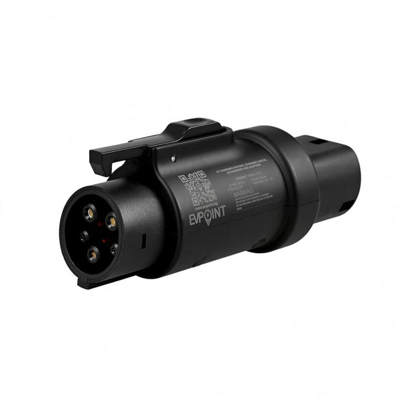 АДАПТЕР TYPE2 КЪМ TYPE1 32A 7,4kW АДАПТЕР TYPE2 КЪМ TYPE1 32A 7,4kW