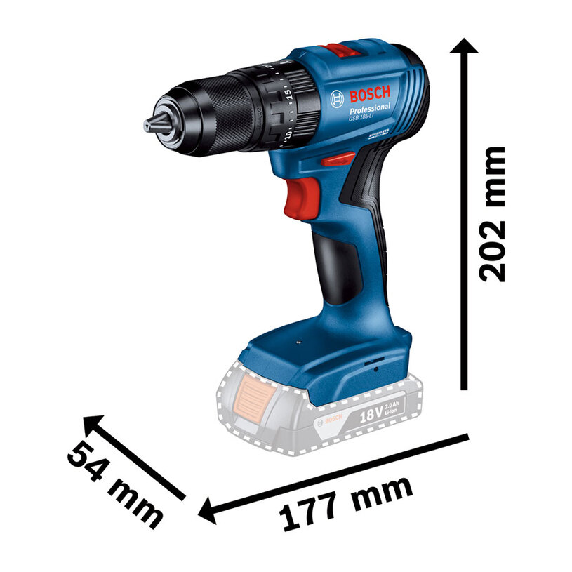 BOSCH BLUE АК.БЕЗЧ.К-KT GDX285+GSB185LI BOSCH BLUE АК.БЕЗЧ.К-KT GDX285+GSB185LI