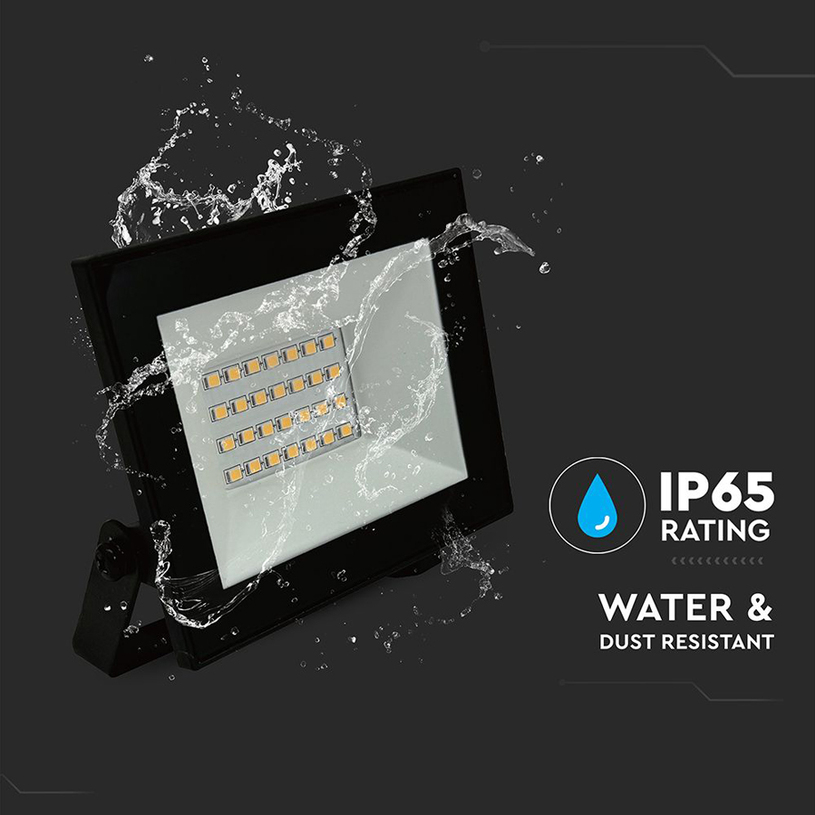 LED ПРОЖЕКТОР 20W 6500K ЧЕРЕН V-TAC LED ПРОЖЕКТОР 20W 6500K ЧЕРЕН V-TAC