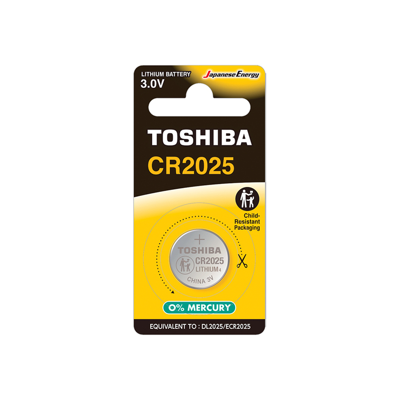 БАТЕРИЯ TOSHIBA LITHIUM CR2025 БАТЕРИЯ TOSHIBA LITHIUM CR2025