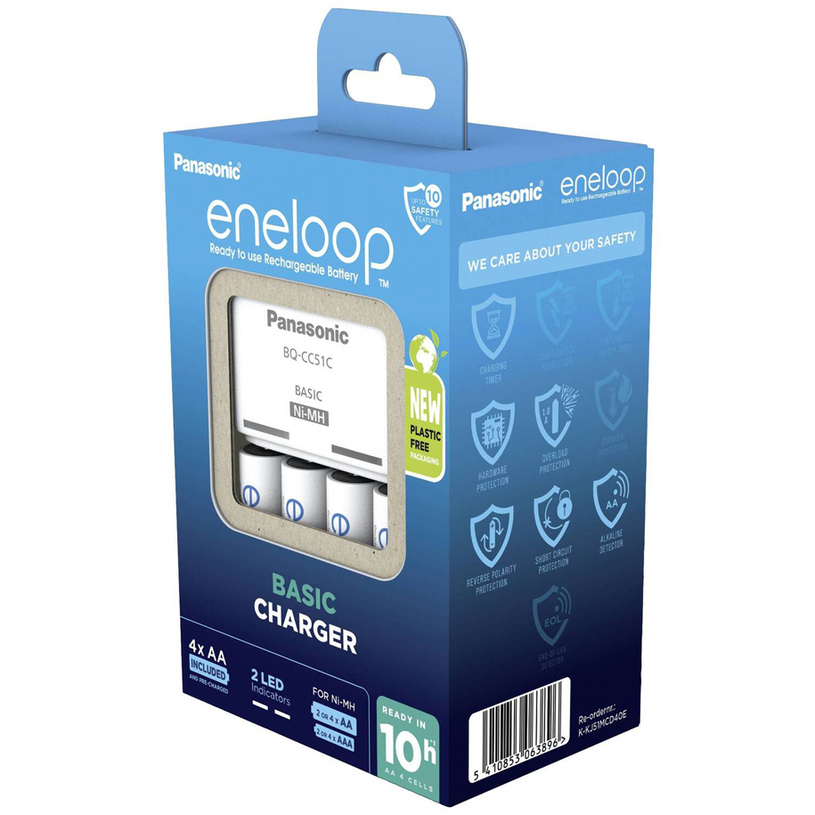***Заряд.бат ENELOOP BASIC CHARGER 4AA ***Заряд.бат ENELOOP BASIC CHARGER 4AA