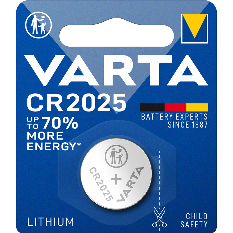 БАТЕРИЯ VARTA CR2025 EL.LITH. БАТЕРИЯ VARTA CR2025 EL.LITH.