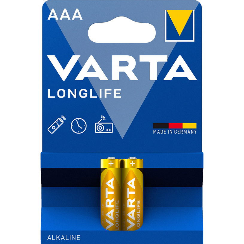БАТ.VARTA LONGLIFE EXTRA AAA X2 БАТ.VARTA LONGLIFE EXTRA AAA X2