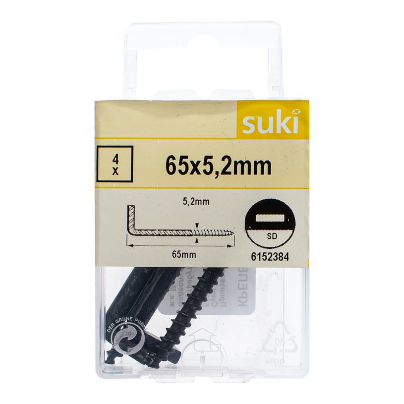 ВИНТ-КУКА ШЛИЦ ЧЕРЕН 65X5,2 ВИНТ-КУКА ШЛИЦ ЧЕРЕН 65X5,2
