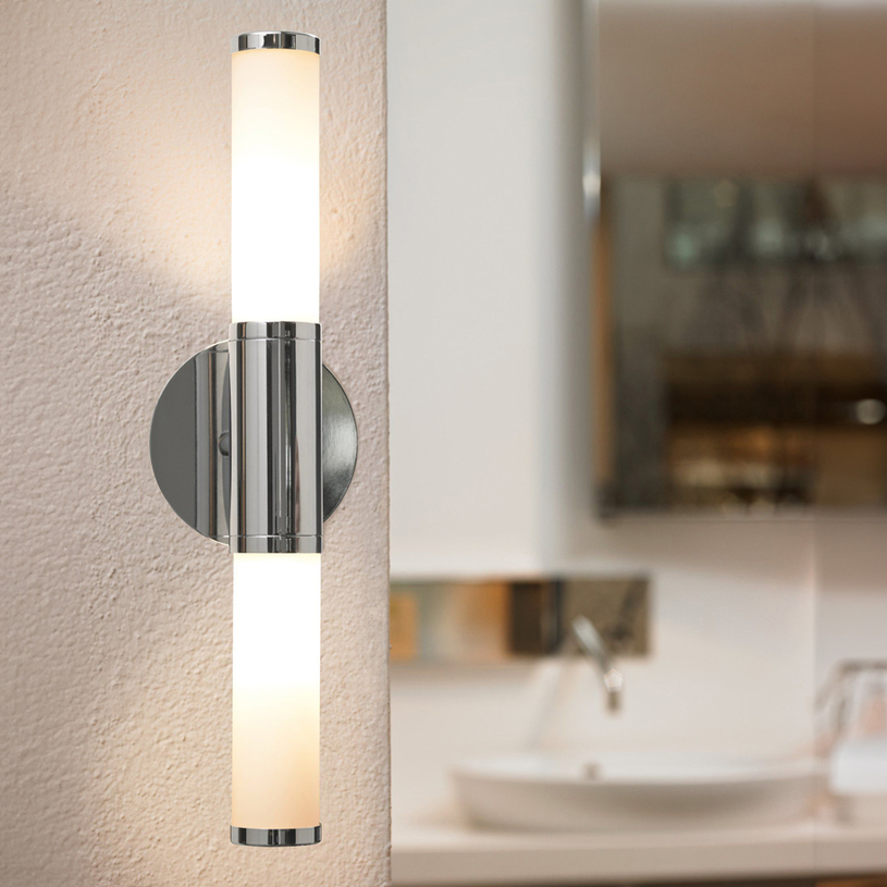 АПЛИК PALMERA 2ХЕ14 ХРОМ/ОПАЛ IP44 АПЛИК PALMERA 2ХЕ14 ХРОМ/ОПАЛ IP44