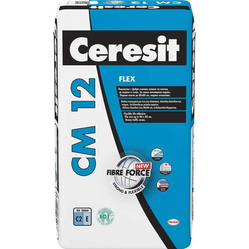 ЛЕП. ПЛОЧКИ CERESIT СМ 12 25KG ЛЕП. ПЛОЧКИ CERESIT СМ 12 25KG