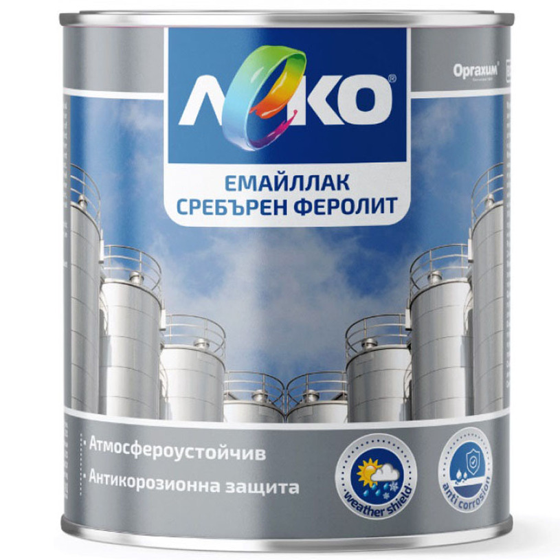 LEKO ЕМАЙЛЛАК СРЕБЪРЕН ФЕРОЛИТ 650 ml LEKO ЕМАЙЛЛАК СРЕБЪРЕН ФЕРОЛИТ 650 ml