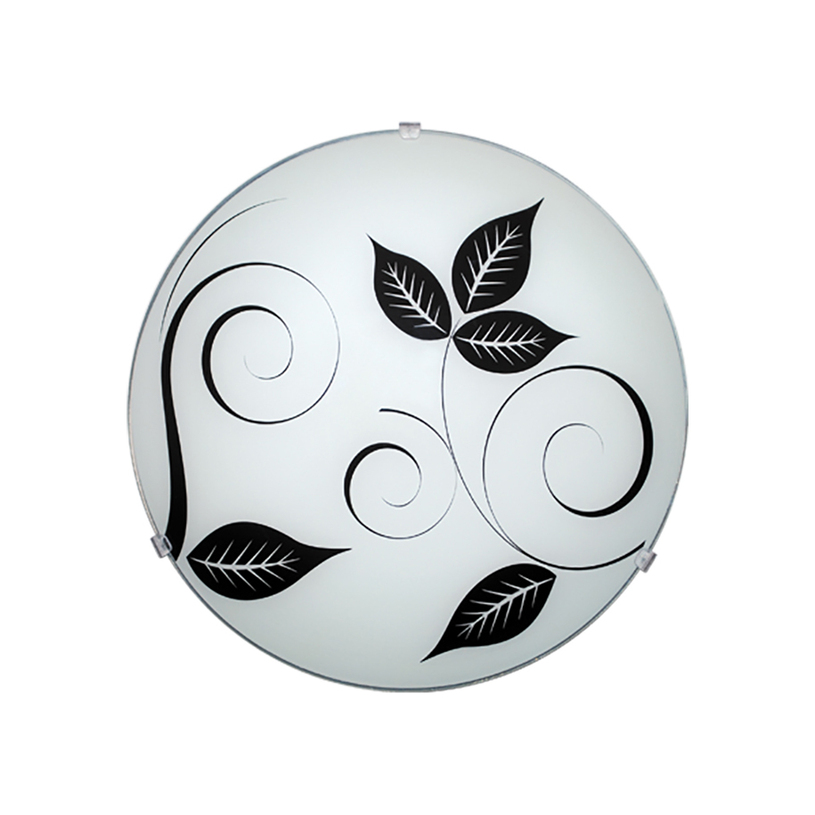 Плафон ФЛОРА Ф30 черен/бял Плафон ФЛОРА Ф30 черен/бял